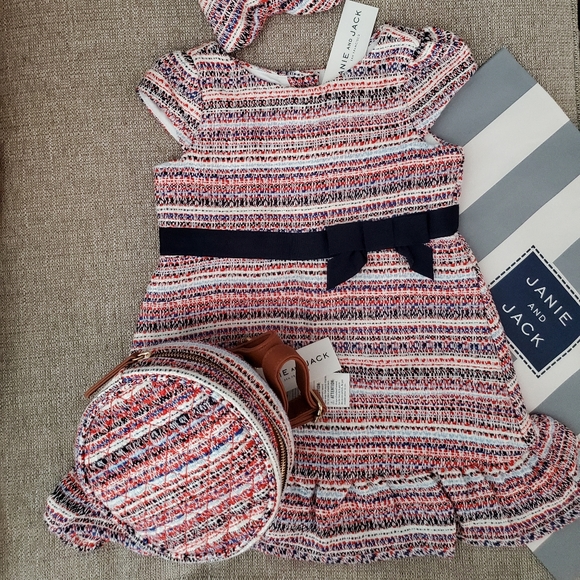 Janie and jack girl clothes set dress accessories - Picture 9 of 15